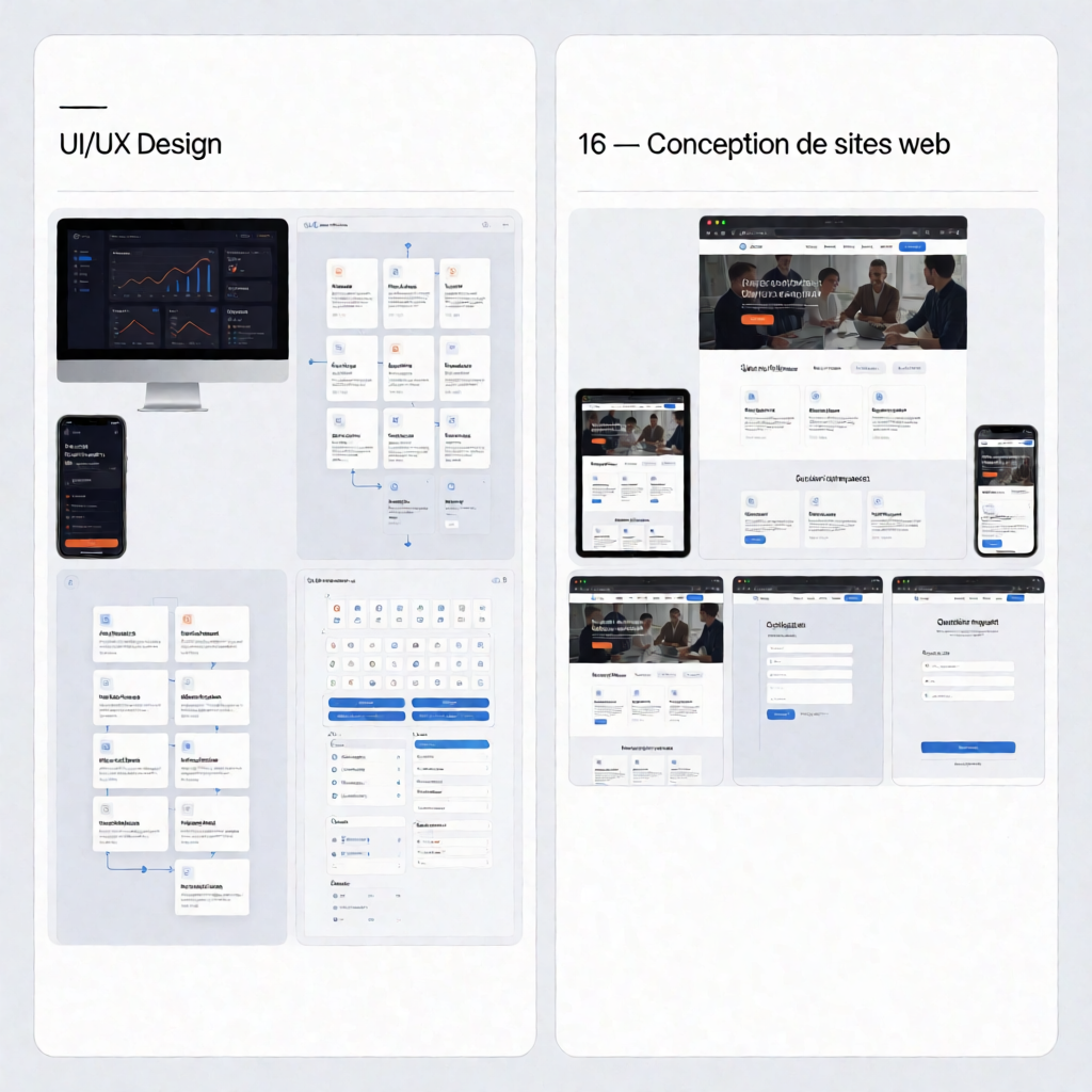 Planche illustrative — ui/ux design