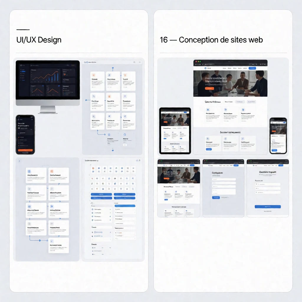 Planche illustrative — ui/ux design