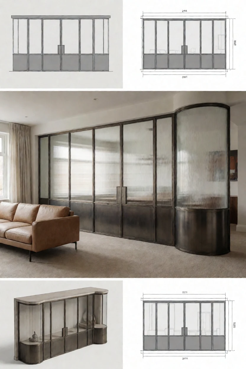 Planche illustrative — métal & verre